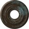 Ekena Millwork Lauren Ceiling Medallion (Canopies up to 6 1/4"), 20 5/8"OD x 6 1/4"ID x 1 3/8"P, Bronze Blue Patina CM20LNBBS - alternate 1
